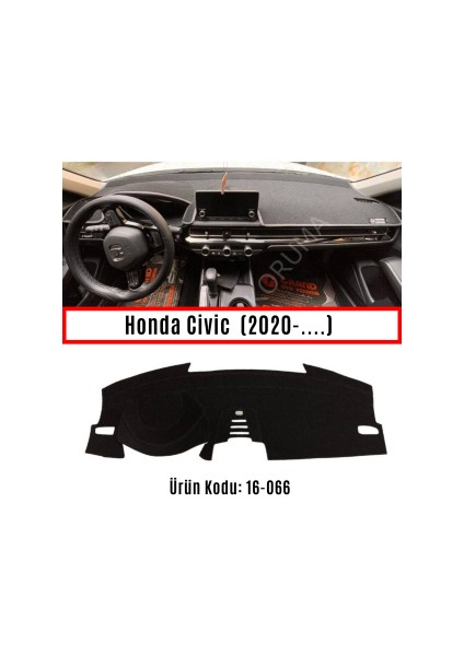 Honda Civic (2020+...) Torpido Koruma Kılıfı 3d Koruyucu Halı Örtü