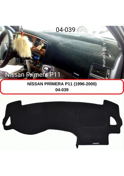 Nissan Primera P11 (1996-2000) Torpido Koruma Kılıfı 3d Koruyucu Halı Örtü