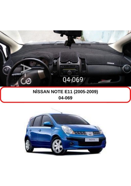 Nıssan Nоte (2005-2009) E-11 Torpido Koruma Kılıfı 3d Koruyucu Halı Örtü