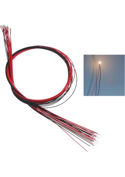 40 Mini Kablolu Paket #0805 Smd LED Işıklar Ho N Sıcak Beyaz (Yurt Dışından) modelleri