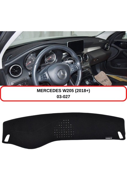 Mercedes -Benz W205 (2018+) Torpido Koruma Kılıfı 3d Koruyucu Halı Örtü