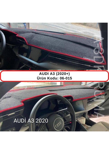 Audi A3 (2020+) Torpido Koruma Kılıfı 3d Koruyucu Halı Örtü