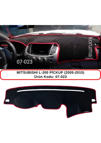 Mıtsubıshı L-200 Pickup (2005-2015) Torpido Koruma Kılıfı 3d Koruyucu Halı Örtü