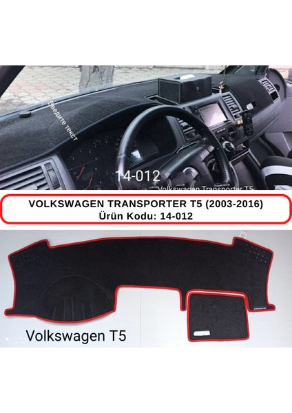 Volkswagen Transporter T5 (2003-2016) Torpido Koruma Kılıfı 3d Koruyucu Halı Örtü