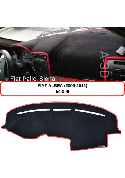 Fiat Albea (2005-2012) Torpido Koruma Kılıfı 3d Koruyucu Halı Örtü