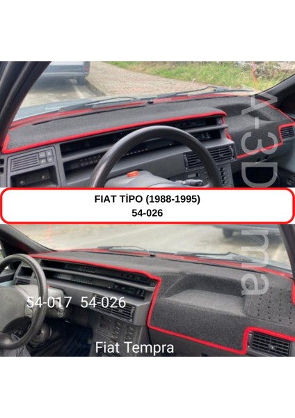Fiat Tipo (1988-1995) Torpido Koruma Kılıfı 3d Koruyucu Halı Örtü