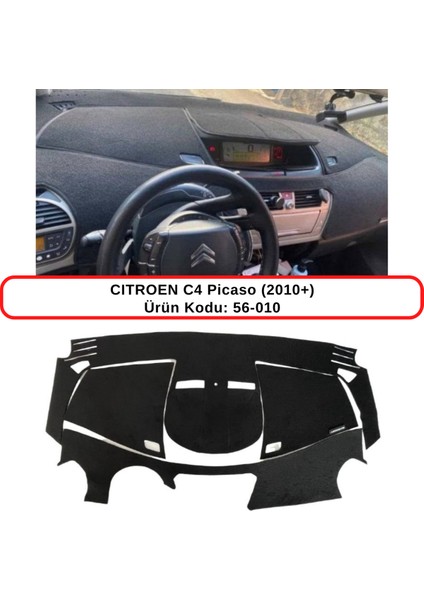 Cıtroen C4 Picaso (2010+) Torpido Koruma Kılıfı 3d Koruyucu Halı Örtü