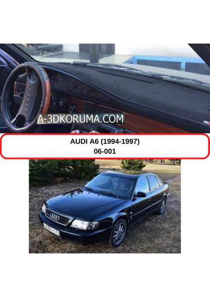 Audı A6 (1994-1997) Torpido Koruma Kılıfı 3d Koruyucu Halı Örtü