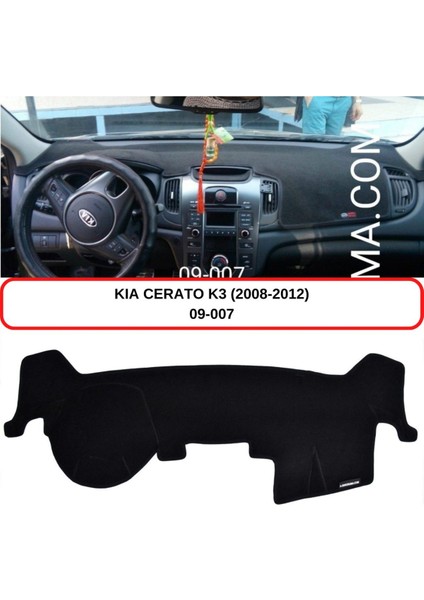Kia Cerato K3 (2008-2012) Torpido Koruma Kılıfı 3d Koruyucu Halı Örtü