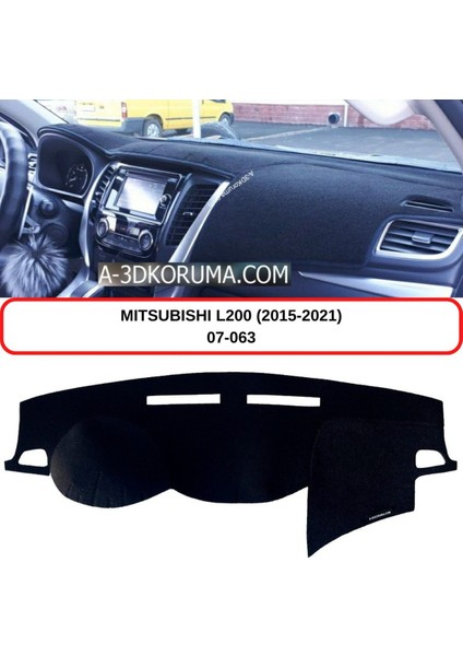 Torpido Koruma Kılıfı 3d Koruyucu Halı Örtü Mıtsubıshı L-200 Pick-Up (2015-2021)