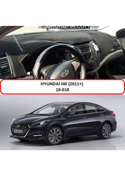 Hyundai I40 (2011+) Torpido Koruma Kılıfı 3d Koruyucu Halı Örtü