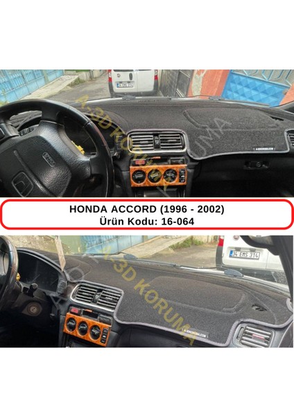 Torpido Koruma Kılıfı 3d Koruyucu Halı Örtü Honda Accord (1996 - 2002)