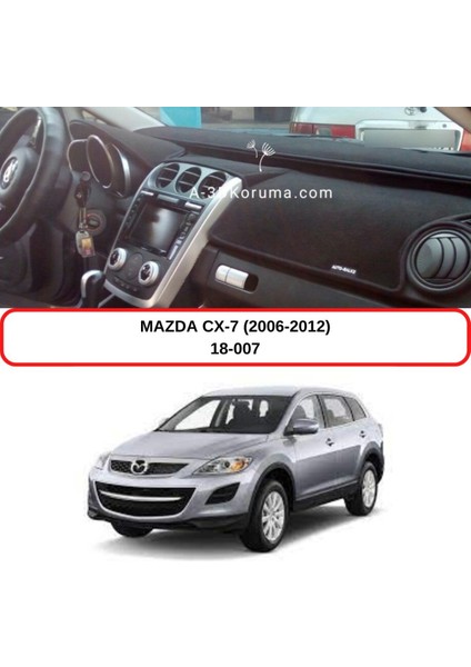 Mazda Cx-7 (2006-2012) Torpido Koruma Kılıfı 3d Koruyucu Halı Örtü
