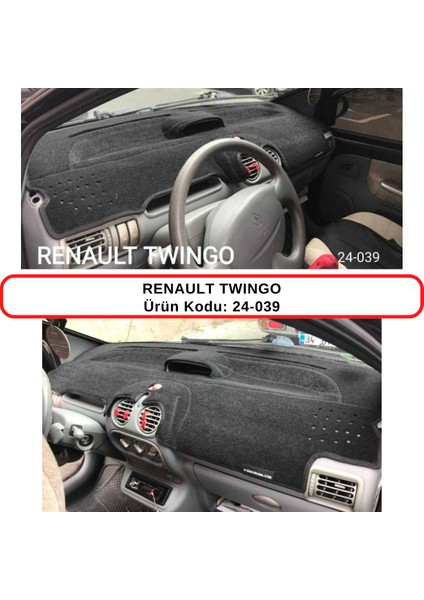 Renault Twingo Torpido Koruma Kılıfı 3d Koruyucu Halı Örtü