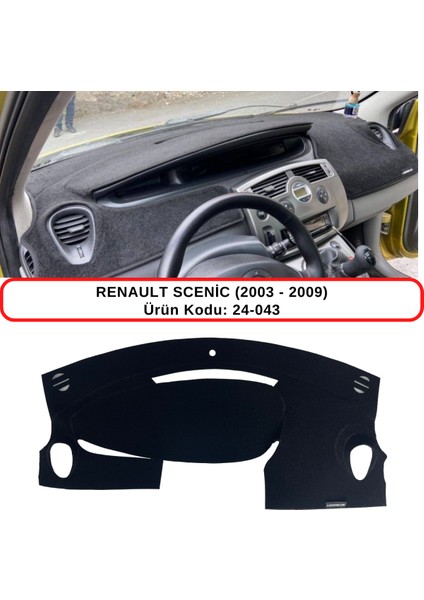 Renault Scenic (2003-2009) Torpido Koruma Kılıfı 3d Koruyucu Halı Örtü