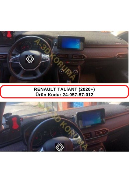 Renault Taliant (2020+) Torpido Koruması / Halısı / Örtüsü