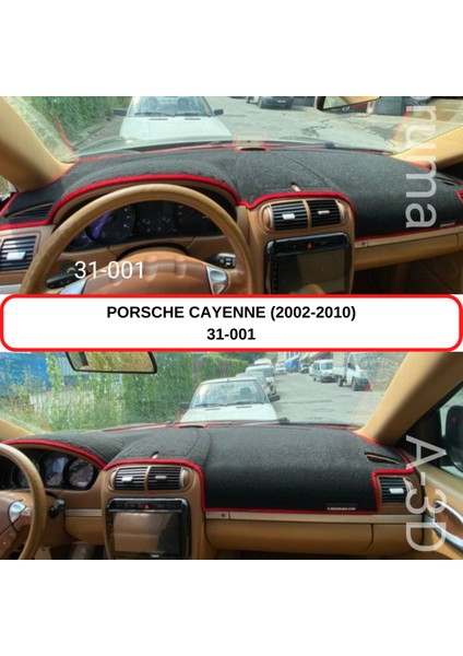 Porsche Cayenne (2002-2010) Torpido Koruması / Halısı / Örtüsü