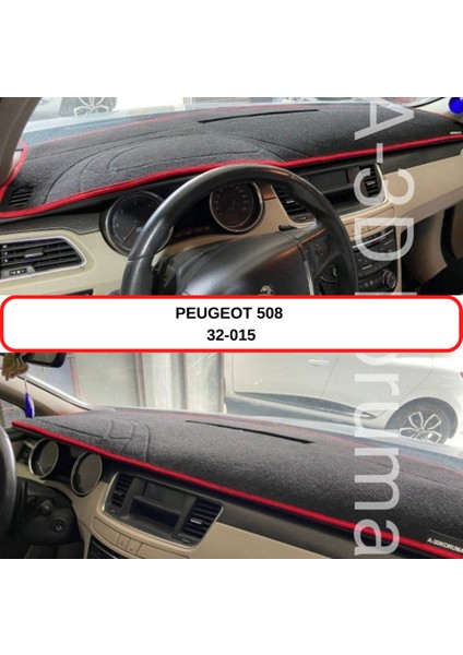 Peugeot 508 Torpido Koruma Kılıfı / 3d Koruyucu Halı / Örtü
