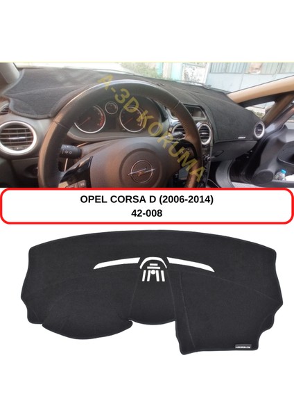Opel Corsa D (2006-2014) Torpido Koruma Kılıfı 3d Koruyucu Halı Örtü