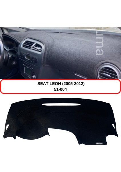 Seat Leon (2005-2012) Torpido Koruma Kılıfı 3d Koruyucu Halı Örtü