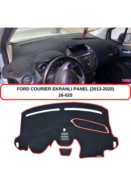 Ford Courier (2013-2020) Ekranlı Torpido Koruması / Halısı / Örtüsü