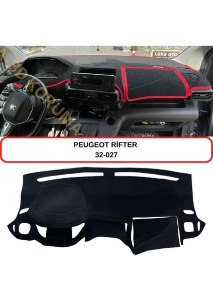 Peugeot Rifter Torpido Koruma Kılıfı 3d Koruyucu Halı Örtü