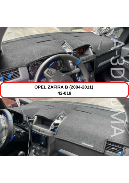 Opel Zafira B (2004-2011) Torpido Koruması / Halısı / Örtüsü