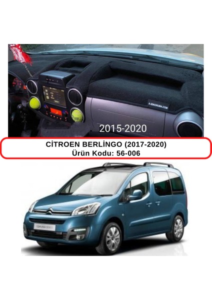 Citroen Berlingo (2017-2020) Torpido Koruma Kılıfı 3d Koruyucu Halı Örtü