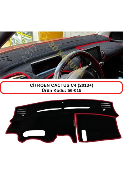 Citroen Cactus C4 (2013+) Torpido Koruma Kılıfı 3d Koruyucu Halı Örtü