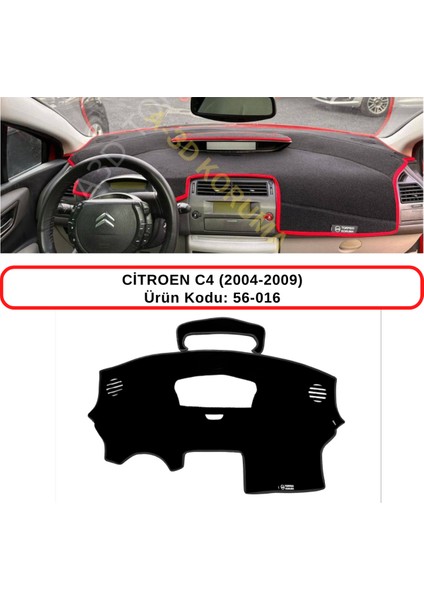 Citroen C4 (2004-2009) Torpido  Koruması / Halısı / Örtüsü