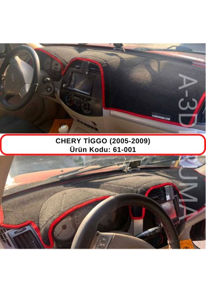 Chery Tiggo (2005-2009) Torpido Koruma Kılıfı 3d Koruyucu Halı Örtü