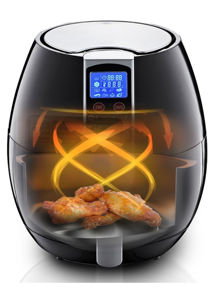 Dijital Sıcak Hava Fritözü Zln 3604 Digital Airfryer 4 6 L