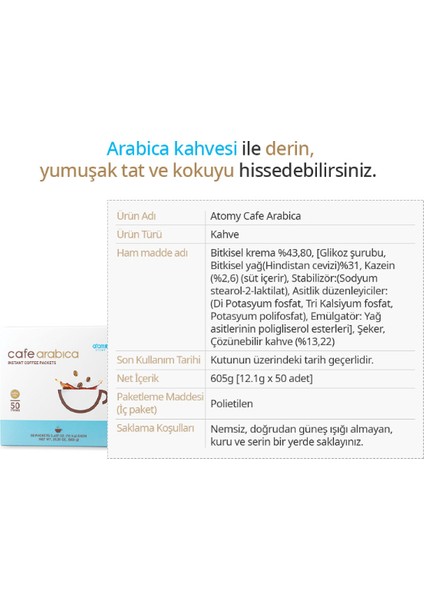 Cafe Arabica *50 Adet