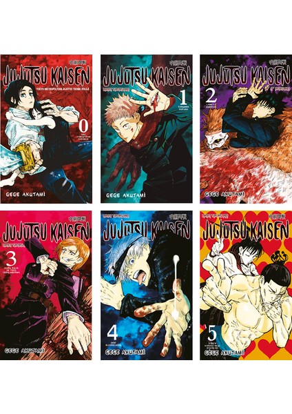 Jujutsu Kaisen 0-1-2-3-4-5. Ciltler Manga Seti