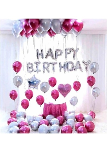 Pembe Happy Birthday Set