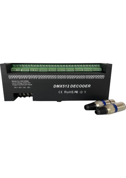 Dmx 512 Decoder 30 Kanal Dmx 512 Led Kontrol 30x2 Amper