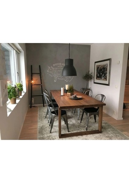 Enjoylıfe Ahşap Yemek Masası Ahşapayak
