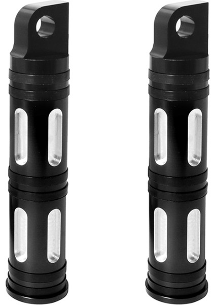 Strade Store 2x Motosiklet Arka Ayak Pegs Super Glide Boy Advanced Old Siyah Için Pedallar (Yurt Dışından)