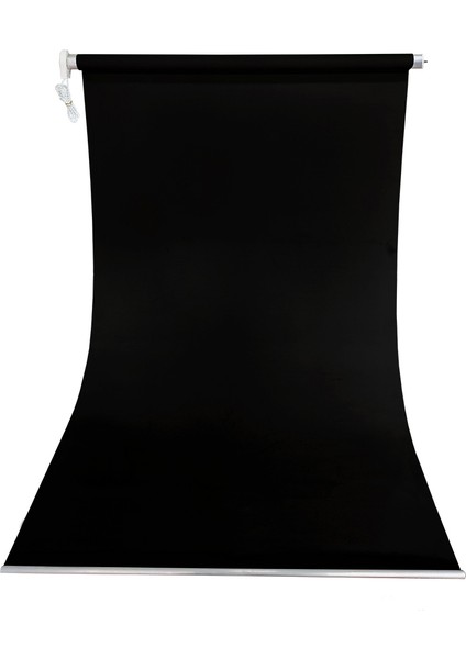 135X185CM Siyah Fon Perdesi Seti