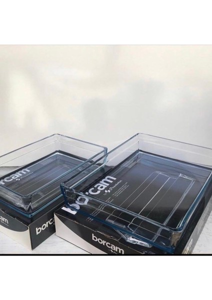 Dikdörtgen Premium 2 Li Borcam Set (Büyük-Küçük) Fma05050 Fma05209 059oa 060oa modelleri