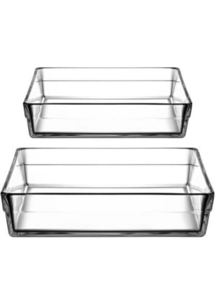 Premium Borcam Seti Kare Tepsi 159129 2400cc 4100cc