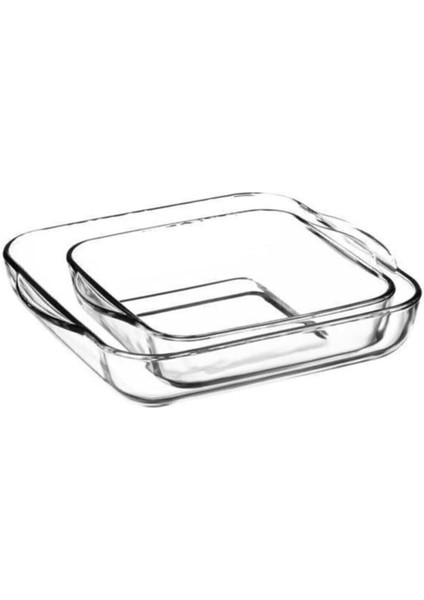 Borcam Kare Tepsi 2'Li P159028