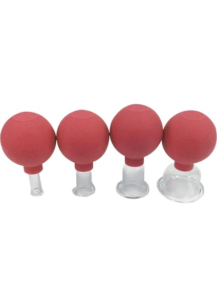 4 Adet Güvenlik Vakum Masaj Vücut Yüz Bacak Kolu Kırmızı Için Kırmızı (Yurt Dışından) fiyatları