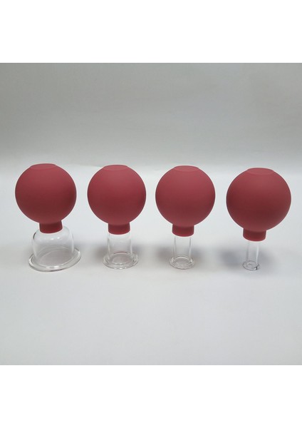 4 Adet Güvenlik Vakum Masaj Vücut Yüz Bacak Kolu Kırmızı Için Kırmızı (Yurt Dışından) modelleri