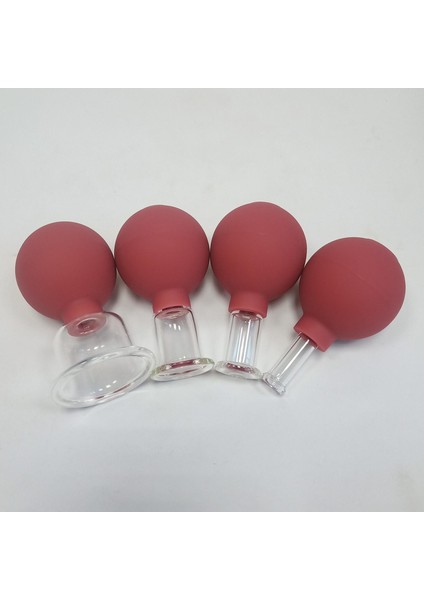 4 Adet Güvenlik Vakum Masaj Vücut Yüz Bacak Kolu Kırmızı Için Kırmızı (Yurt Dışından) fırsatları