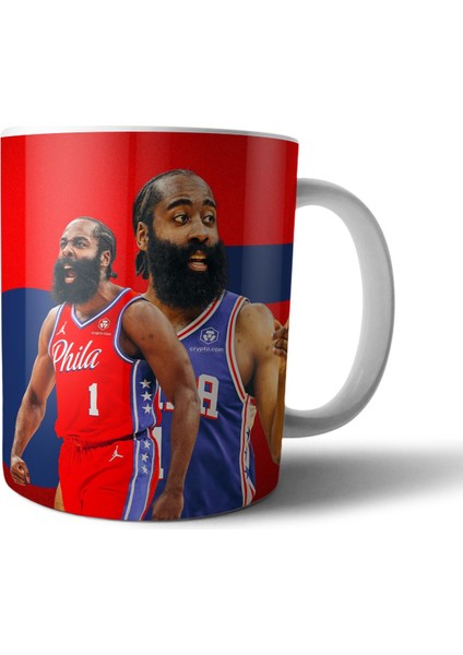 James Harden - Philadelphia 76ERS - Nba Kupa Bardak Model 2