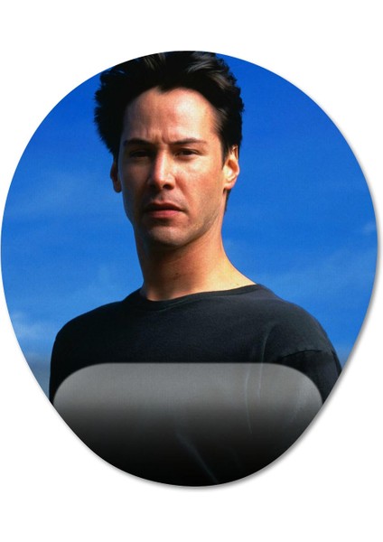 Keanu Reeves Bilek Destekli Mousepad Model - 4 Oval
