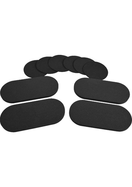 10PCS Bas Davul Yama Pedal Yamaları Müzik Aleti Için Yapışkan Pedler Siyah (Yurt Dışından) modelleri