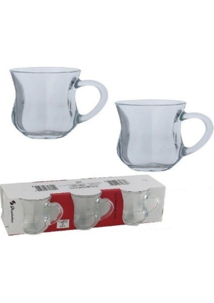 55373 Dem Kulplu Kahvaltı Keyif Çay Bardağı 140 Cc 6'Lı Fma04998 fiyatları