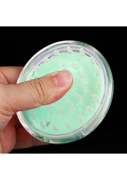 Silikon Kafa Saçlı Masaj Şampuan Duş Fırçası Yıkıcı Yeşil (Yurt Dışından) fırsatları